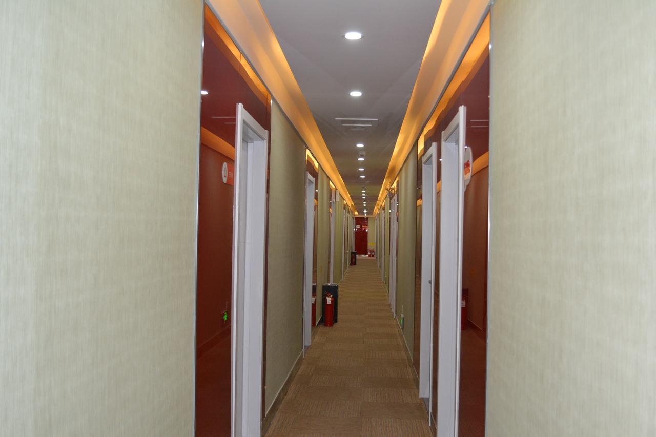 Thank Inn Chain Hotel Zibo Road Tung-jing Exteriér fotografie